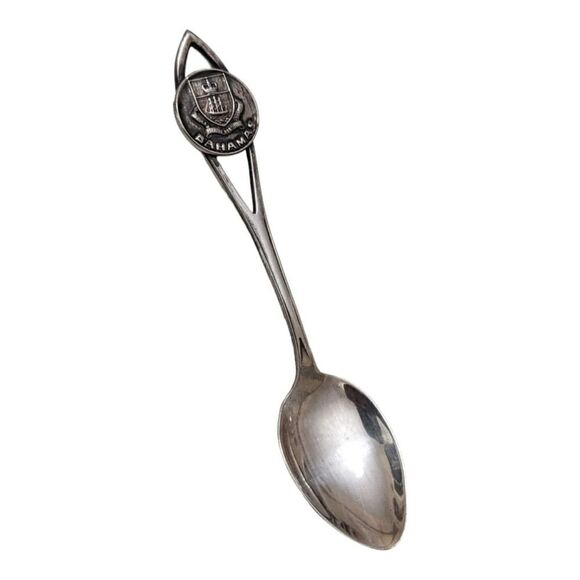 Bahamas Sterling BMC Silver Small Demitasse Souvenir‎ Spoon Vintage 925 - Picture 1 of 5